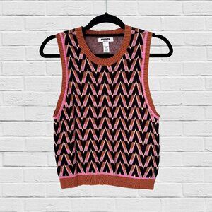 RSQ chevron patterned vest